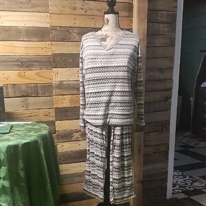 Nautica Heather Gray Ribbed Top